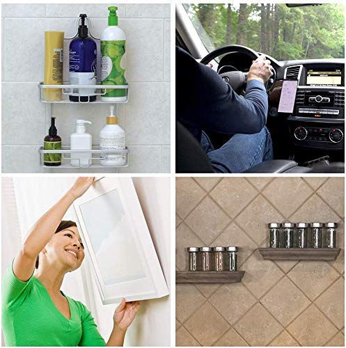 Bell+Howell - Alientape Nano cinta de doble cara, adhesivo extraíble multiusos con agarre transparente, cinta de montaje lavable, resistente, para alfombras, marcos de fotos, decoración de pósteres