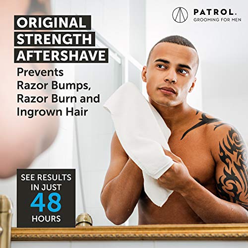 Sérum para tratamiento de choque de fórmula original de Bump Patrol - Afeitadores de afeitar, solución de cabello encarnado para hombres y mujeres - 4 onzas
