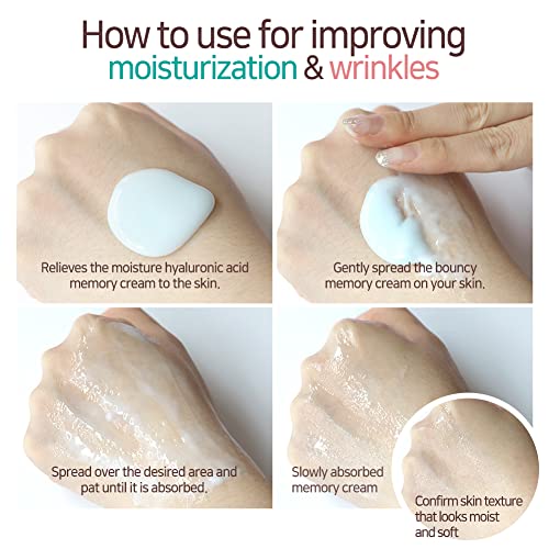 Elizavecca Moisture Hyaluronic Acid Memory Cream - anti aging cream : facial cream for wrinkles - water cream