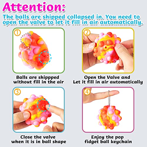 Pop Ball Fidget Juguete 3D Anti-Presión Pop Ball