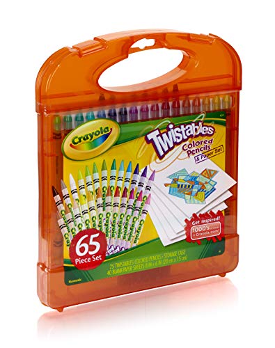 Crayola colección de lápices de colores de 208 unidades con páginas para colorear, exclusivo de Amazon, kit para colorear