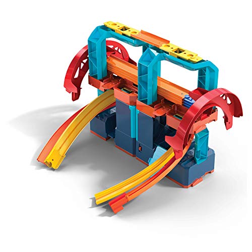 Hot Wheels Track Builder Unlimited Ultra Stackable Booster Kit Motorizado Set 5 Plus Configuraciones Acrobacias Compatible ID Idea de Regalo para niños 6, 7, 8, 9, 10 y Mayores [Exclusivo de Amazon]
