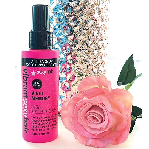 SEXYHAIR Vibrant Vivid Memory Prep & Style Blow Out Spray, 4.2 fl. oz.