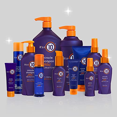 it's a 10 Miracle Leave-In Plus Keratin Spray 10 onzas
