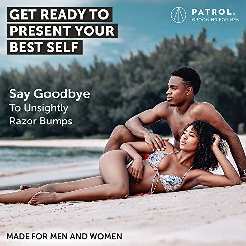 Sérum para tratamiento de choque de fórmula original de Bump Patrol - Afeitadores de afeitar, solución de cabello encarnado para hombres y mujeres - 4 onzas