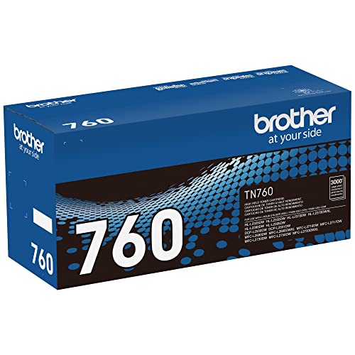 Brother TN730 - Cartucho de tóner Negro de Rendimiento estándar, Rendimiento de páginas de hasta 1.200 páginas, Cartucho de reabastecimiento de Amazon Dash
