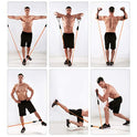 COOWOO 2020 - Juego de bandas de resistencia, bandas de ejercicio, correas de tobillo para piernas, gimnasio perfecto para brazos, piernas y entrenamiento de cuerpo completo, bolsa de transporte incluida