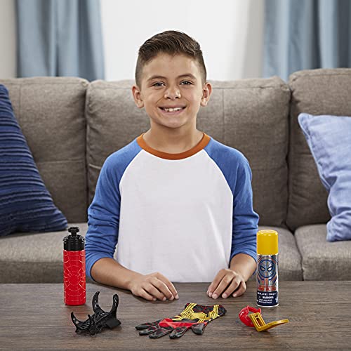 Marvel Spider-Man Super Web Slinger, Redes de Disparos 2 en 1 o Agua, Juguete de Disparo de Red Spider-Man, Juguetes de Juego de rol, Juguetes de Spider-Man para niños y niñas de 5 años