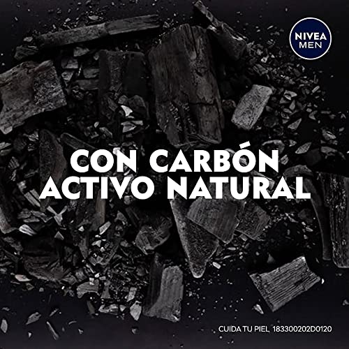 NIVEA MEN Jabón Líquido Corporal 3 en 1 para Cuerpo, Rostro y Cabello, Active Clean Body Wash Antibacterial, 500 ml