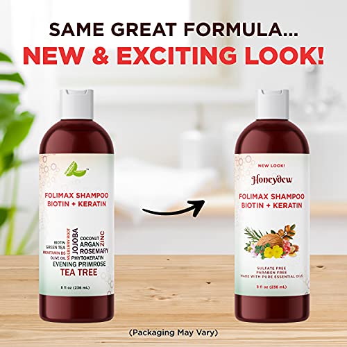 Best Hair Loss Shampoo Potent Hair Loss Fighting Formula 100% Natural Topical Regrowth Treatment Restores Hair Stops Hair Shedding Contains Biotin Rosemary Coconut Oil For Women and Men