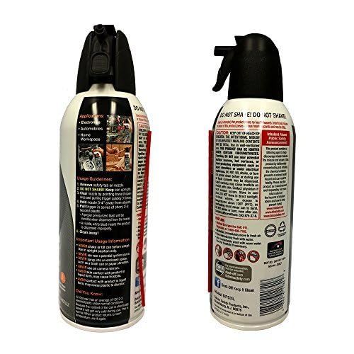 Dust-Off Disposable Compressed Gas Duster, 10 oz Cans, by Dust-Off