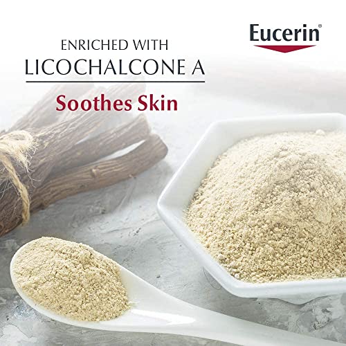Eucerin Limpiador facial relajante para alivio del enrojecimiento, 6.8 onzas
