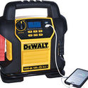 DEWALT DXAEJ14 - Arrancador Digital portátil para estación de alimentación: 1400 pico/700 amperios instantáneos, compresor de Aire Digital de 120 PSI, Puertos USB de 3.1 A, Abrazaderas de batería