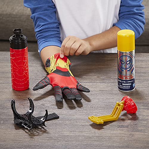 Marvel Spider-Man Super Web Slinger, Redes de Disparos 2 en 1 o Agua, Juguete de Disparo de Red Spider-Man, Juguetes de Juego de rol, Juguetes de Spider-Man para niños y niñas de 5 años