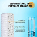 Filtro de sedimentos para heridas de 5 micras, 4.5 x 10 pulgadas, para agua de pozo, cartucho de repuesto para 84637, WPX5BB97P, PC10, 355214-45, 355215-45, WP10BB97P, WP5BB97P