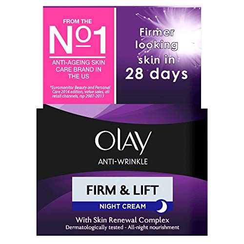 Olay Anti-Wrinkle Firm & Lift Night Cream 40+ for Women Cream 1.7 oz