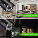XVIM 8CH 1080P Security Camera System Outdoor with 1TB Hard Drive Pre-Install CCTV Recorder 8pcs HD 1920TVI Upgrade Outdoor Home Surveillance Cameras with Night Vision Easy Remote Access Motion Alert