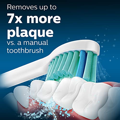 Philips Sonicare Optimal Plaque Control replacement toothbrush heads, HX9023/65, BrushSync technology, White 3-pk