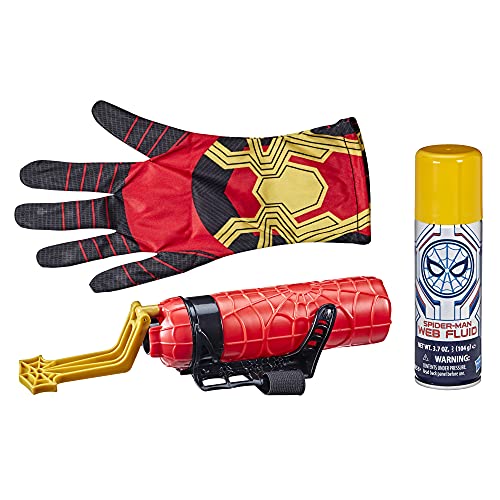 Marvel Spider-Man Super Web Slinger, Redes de Disparos 2 en 1 o Agua, Juguete de Disparo de Red Spider-Man, Juguetes de Juego de rol, Juguetes de Spider-Man para niños y niñas de 5 años