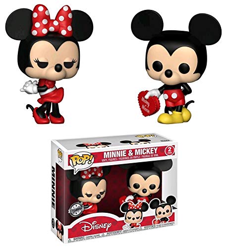 Funko - Figurine Disney - 2-Pack Mickey & Minnie Exclu Pop 10cm - 0889698226288