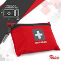 Kit de primeros auxilios – Equipado con suministros médicos para emergencias, supervivencia, senderismo, mochilero, camping, viajes, coche y ciclismo. Prepárate en casa y en el trabajo