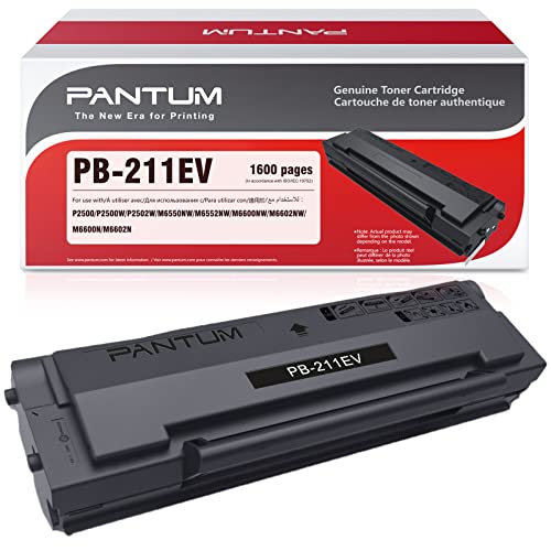 Pantum PB-211EV Cartucho de tóner P2500W, P2502W, M6550NW, M6552NW, M6600NW, M6602NW Series