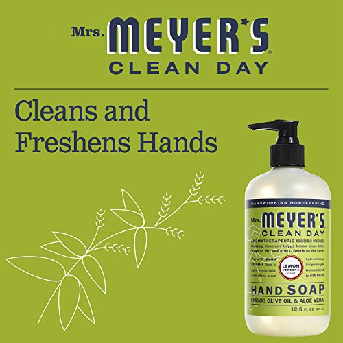 Pack of 1 x Mrs. Meyer's Liquid Hand Soap - Lemon Verbena - 12.5 oz