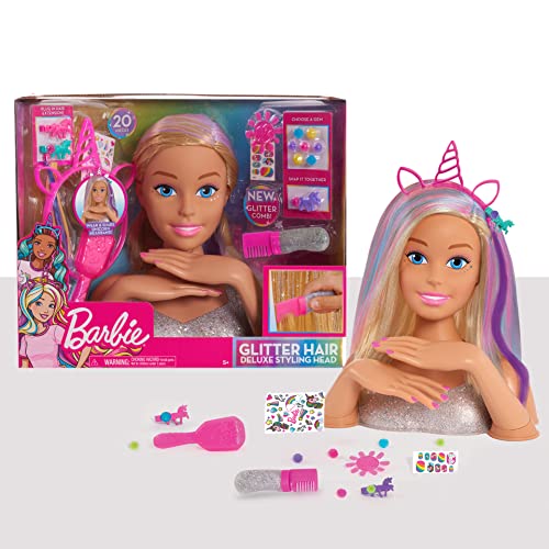 Barbie - Cabeza de para peinar, Cabello Rubio