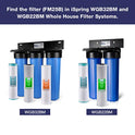 iSpring FM25B Filtro de Agua de Repuesto de Alta Capacidad para Hierro y Manganeso, Reductor, Tamaño 11.43 cm x 50.8 cm