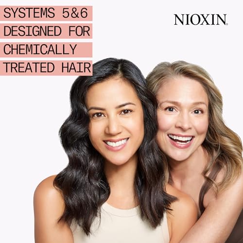 Nioxin Kits de sistema de tamaño completo 2, 4 y 6, 3 piezas, champú para pérdida de cabello, acondicionador y tratamiento del cuero cabelludo, para progresar a adelgazamiento avanzado del cabello, suministro de 3 meses