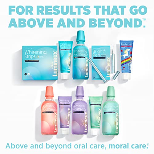 Lumineux - Bolígrafo blanqueador ultra brillante (2 unidades) repelente de manchas + blanqueamiento por Oral Essentials