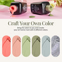 Beetles SOUTHERN BELLE Glitter Nude Gel Polish Set - 6 Colors Coral Green Light Blue Gel Polish Kit Soak off nail Lamp Nail Polish Gel Base and Top Coat Needed Starter Varnish Salon Design Gift Set