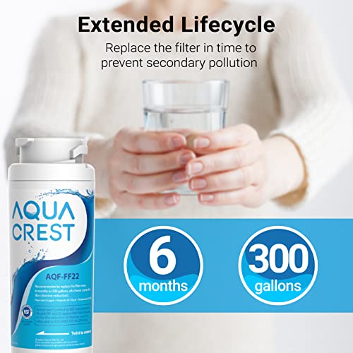 aquacrest GE MSWF Filtro de agua para nevera (Sustitución