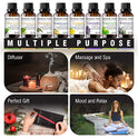 MajesticPure Aromatherapy Essential Oils Set - 10 ml Each - Includes Peppermint, Lavender, Eucalyptus, Lemon, Frankincense, Clove Leaf, Cinnamon Leaf & Rosemary Oils - Pack of 8