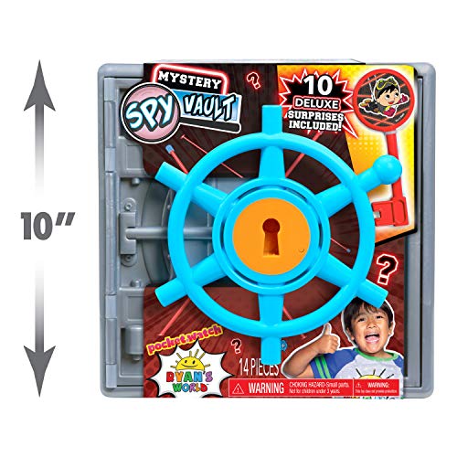 RYAN'S WORLD Mystery Spy Bóveda, 10 sorpresas en el Interior