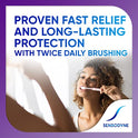 Sensodyne - Pasta de dientes de sensibilidad de alivio rápido para dientes sensibles