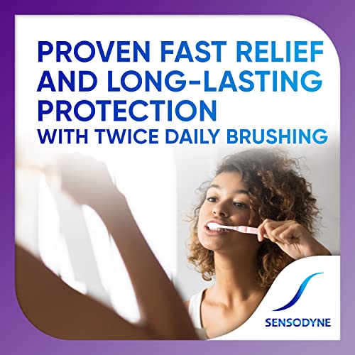 Sensodyne - Pasta de dientes de sensibilidad de alivio rápido para dientes sensibles