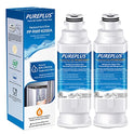 PUREPLUS DA97-17376B - Filtro de agua para refrigerador Samsung HAF-QIN, HAF-QIN/EXP, DA97-08006C, RF23M8070SG, RF23M8070SR, RF23M8090SG, RF23M8090SR, RF23M8570SR, RF23MRRF8590SG, paquete de 2