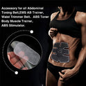 PAMASE Almohadillas de gel de repuesto para entrenador muscular abdominal, accesorio para cinturón tonificante de entrenamiento abdominal