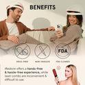 iRestore Laser Hair Growth System - FDA-Cleared Hair Loss Treatment & Treats Balding, Thinning Hair for Men and Women - Laser Hair Restoration Therapy Improves Hair Thickness, Volume, and Density by iRestore