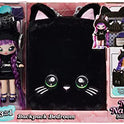 MGA Entertainment Na! Na! Na! Surprise 3 en 1 Mochila Dormitorio Black Kitty con Muñeca Tuesday Meow de Edición Limitada