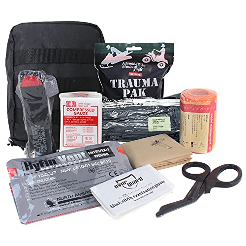 MediTac Premium IFAK Kit - Feat. Trauma Pak, CAT Tourniquet, HyFin Vent Chest Seal, Israeli Bandage