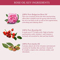 Hera Nature Rose Antioxidant Bulgarian Essential Oil, 100% Pure, in Jojoba & Rosehip Oil, Therapeutic Grade (USA) 30ML(1oz)
