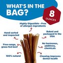 Best Bully Sticks 100% Natural 6-Inch Bully Sticks (8oz. Bag)