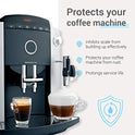 EcoAqua Filtro de repuesto para máquina de café Jura® Clearyl/Claris Blue Capresso® Clearyl, paquete de 6