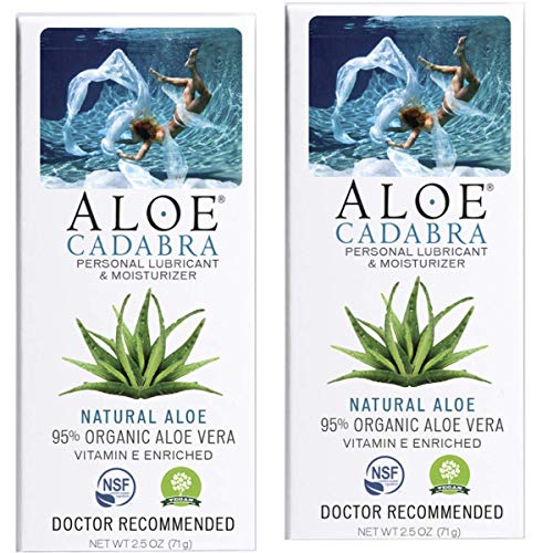 Aloe Cadabra Organic Lube Natural 2.5 oz ( 2 Pack ) by kwanjai shop