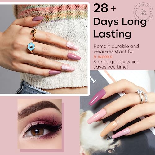 Modelones - Esmalte de uñas en gel (7 colores)