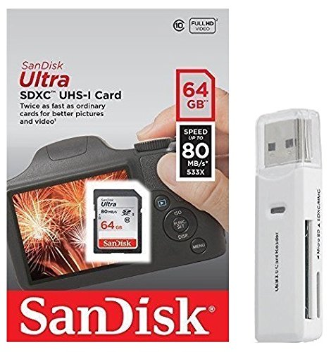 SanDisk Ultra SDSDSDUNC-016G-GN6IN - Tarjeta de Memoria SDHC UHS-I (16 GB, Clase 10, hasta 80 MB/s)