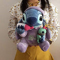 LFSLAS Lilo y Stitch Peluches Altura sentada 28 Cm Biberón Stitch Peluche Peluche Muñeca Suave para niños para Regalo