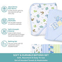 Spasilk 23-Piece Essential Baby Bath Gift Set, Pink